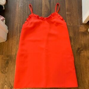 Topshop orange dress size 4